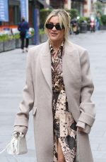 ASHLEY ROBERTS Leaves Global Radio Studios in London 11/14/2023