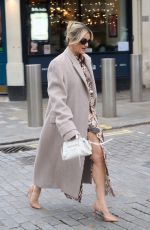 ASHLEY ROBERTS Leaves Global Radio Studios in London 11/14/2023