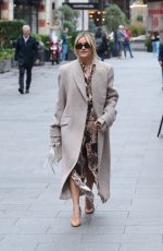 ASHLEY ROBERTS Leaves Global Radio Studios in London 11/14/2023