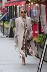 ASHLEY ROBERTS Leaves Global Radio Studios in London 11/14/2023
