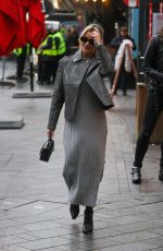 ASHLEY ROBERTS Leaves Global Radio Studios in London 11/16/2023