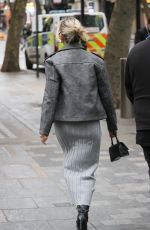 ASHLEY ROBERTS Leaves Global Radio Studios in London 11/16/2023