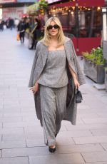ASHLEY ROBERTS Leaves Global Radio Studios in London 11/17/2023