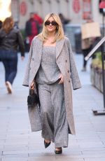 ASHLEY ROBERTS Leaves Global Radio Studios in London 11/17/2023