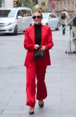 ASHLEY ROBERTS Leaves Global Radio Studios in London 11/20/2023