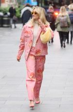 ASHLEY ROBERTS Leaves Global Radio Studios in London 11/23/2023