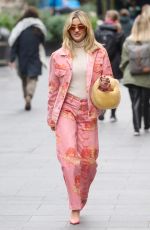 ASHLEY ROBERTS Leaves Global Radio Studios in London 11/23/2023