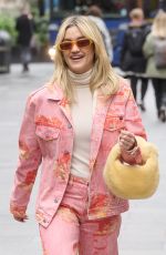 ASHLEY ROBERTS Leaves Global Radio Studios in London 11/23/2023