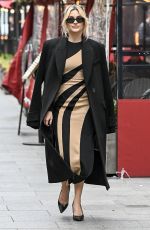 ASHLEY ROBERTS Leaves Global Studios Heart Breakfast Show in London 11/24/2023