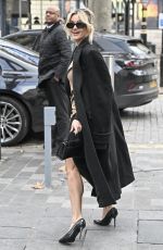 ASHLEY ROBERTS Leaves Global Studios Heart Breakfast Show in London 11/24/2023