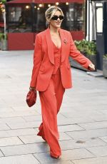 ASHLEY ROBERTS Leaves Global Studios in London 11/07/2023