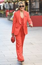 ASHLEY ROBERTS Leaves Global Studios in London 11/07/2023