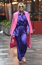 ASHLEY ROBERTS Leaves Heart Breakfast Show in London 11/27/2023