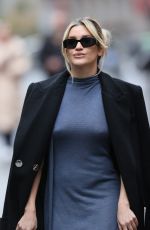 ASHLEY ROBERTS Leaves Heart Radio in London 11/21/2023