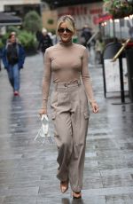 ASHLEY ROBERTS Leaves Heart Radio Studio in London 11/01/2023