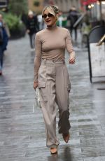 ASHLEY ROBERTS Leaves Heart Radio Studio in London 11/01/2023