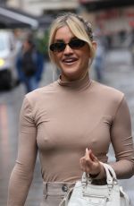 ASHLEY ROBERTS Leaves Heart Radio Studio in London 11/01/2023