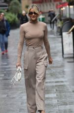 ASHLEY ROBERTS Leaves Heart Radio Studio in London 11/01/2023