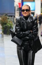 ASHLEY ROBERTS Leaves Heart Radio Studio in London 11/02/2023