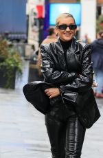 ASHLEY ROBERTS Leaves Heart Radio Studio in London 11/02/2023