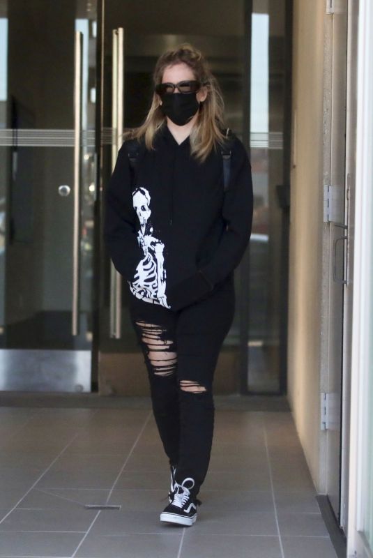 AVRIL LAVIGNE Out and About in Los Angeles 11/01/2023