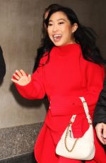 AWKWAFINA Leaves Today Morning Show in New York 11/17/2023