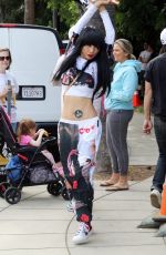 BAI LING at SAG-AFTRA Strike at Warner Brothers Studio 11/07/2023