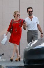 BECKI NEWTON on a Lunch Sate at All Time Restaurant in Los Feliz 11/11/2023