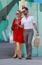 BECKI NEWTON on a Lunch Sate at All Time Restaurant in Los Feliz 11/11/2023