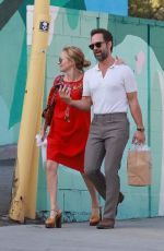 BECKI NEWTON on a Lunch Sate at All Time Restaurant in Los Feliz 11/11/2023