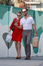 BECKI NEWTON on a Lunch Sate at All Time Restaurant in Los Feliz 11/11/2023