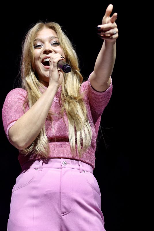 BECKY HILL Performs at Hits Radio Live Birmingham 11/24/2023