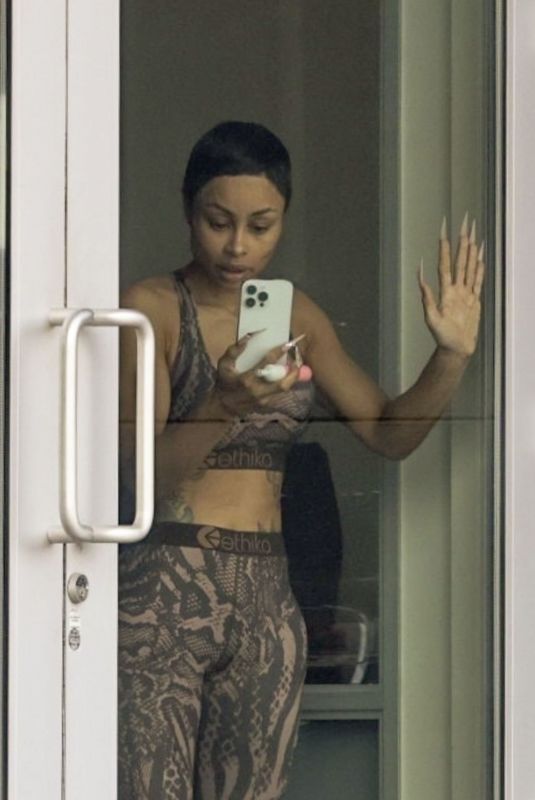 BLAC CHYNA at Calabasas Luxury Motorsport 11/13/2023