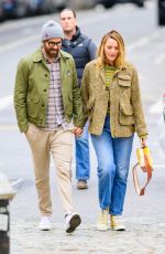BLAKE LIVELY and Ryan Reynolds Out in New York 11/10/2023