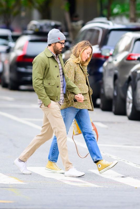 BLAKE LIVELY and Ryan Reynolds Out in New York 11/10/2023