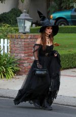 BRENDA SONG Goes Trick-or-treating in Toluca Lake 10/31/2023