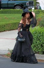 BRENDA SONG Goes Trick-or-treating in Toluca Lake 10/31/2023