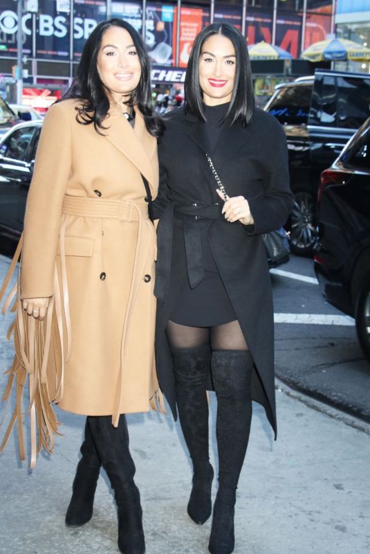 BRIE and NIKKI BELLA Arrives at ABC Studio in New York 11/13/2023