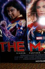 BRIE LARSON at The Marvels Movie Theater Pop-in in New York 11/10/2023