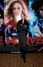 BRIE LARSON at The Marvels Movie Theater Pop-in in New York 11/10/2023