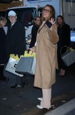 BROOKE SHIELDS Arrives at 17th Annual Hope Luncheon Seminar Honoring Dakota Johnson in New York 11/14/2023