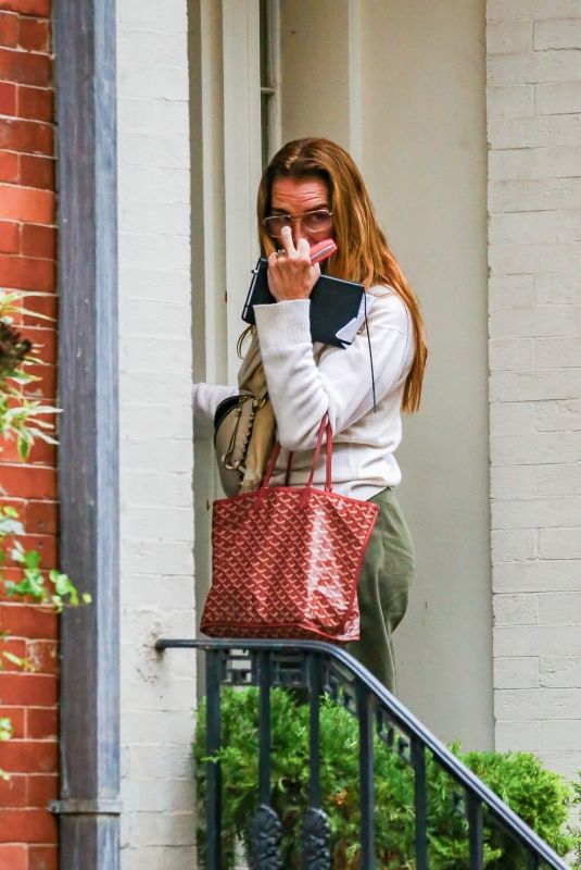 BROOKE SHIELDS Out and About in New York 11/01/2023
