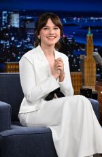 CAILEE SPAENY at Tonight Show Starring Jimmy Fallon in New York 11/02/2023