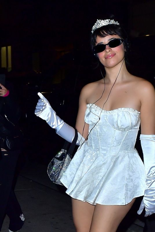 CAMILA CABELLO Arrives at Heidi Klum’s 22nd Annual Halloween Party at Marquee in New York 10/31/2023