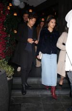 CAMILA MENDES Leaves Catch Steak in West Hollywood 11/25/2023