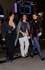 CAMILA MORRONE, GRACIE ABRAMS and DIANA SILVERS Night Out in New York 11/12/2023