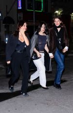 CAMILA MORRONE, GRACIE ABRAMS and DIANA SILVERS Night Out in New York 11/12/2023