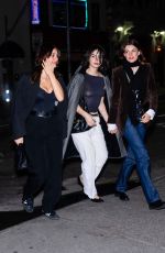 CAMILA MORRONE, GRACIE ABRAMS and DIANA SILVERS Night Out in New York 11/12/2023