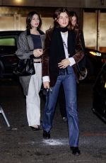 CAMILA MORRONE, GRACIE ABRAMS and DIANA SILVERS Night Out in New York 11/12/2023