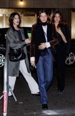 CAMILA MORRONE, GRACIE ABRAMS and DIANA SILVERS Night Out in New York 11/12/2023